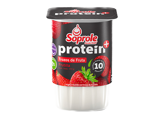 Yoghurt Protein+ Trozos Frutilla 155g