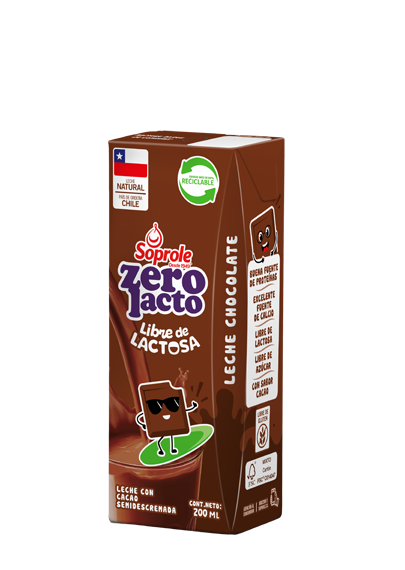 Leche Zerolacto semidescremada con cacao 200ml