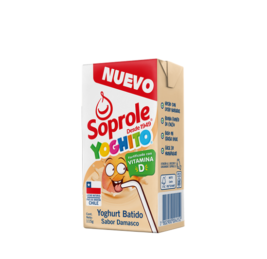 Yoghurt Yoghito Tetra Damasco 115g